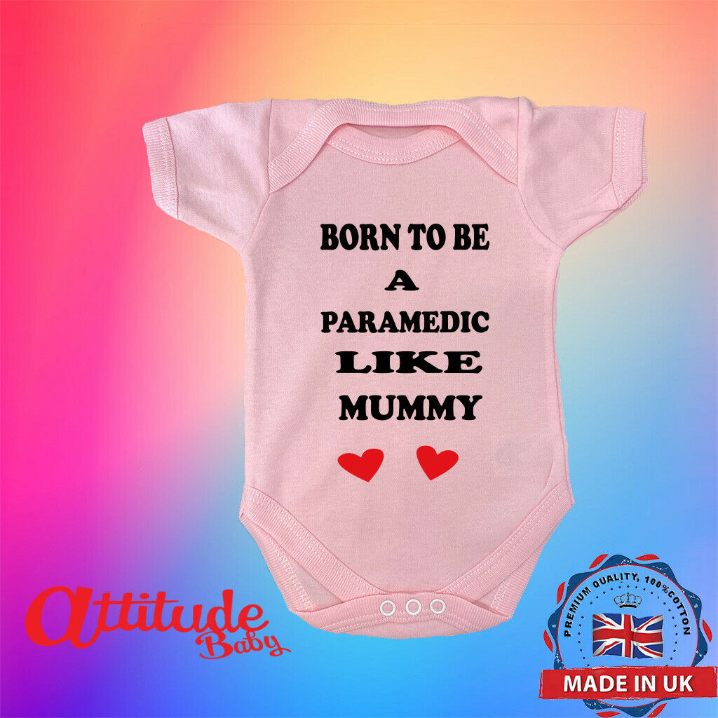 plain pink babygrow